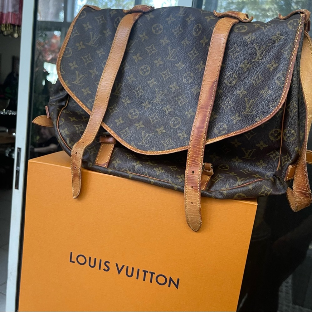Louis Vuitton Monogram Saumur 43 M42252 Lv Messenger Bag Ar9001 preowned